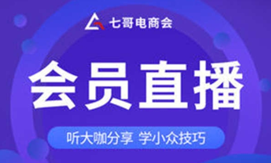 七哥电商会 2025年最新进阶班会员课程（21-25年合集）