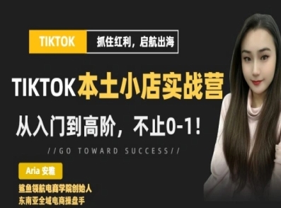 鲨鱼领航《TikTok本土实战营》掌握TikTok电商运营（18节课程）