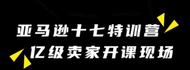 十七说跨境亚马逊特训营：新品爆破模型/类目垄断蓝图/平台算法漏洞