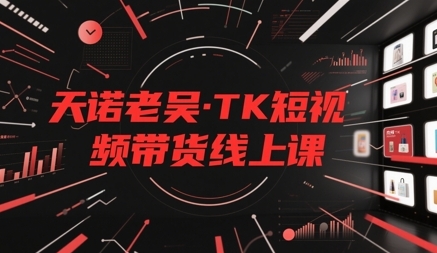 天诺老吴TikTok出海线上课：小白必看的跨境电商出海信息差